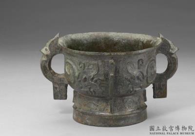 图片[3]-Gui food container with coiled beast design, early Western Zhou period, c. 11th-10th century BCE-China Archive